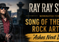 RAY RAY STAR NOMINATED FOR SONG OF THE YEAR – ROCK ARTIST AT THE 12TH ANNUAL JOSIE MUSIC AWARDS