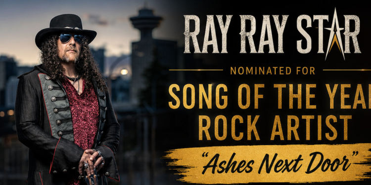 RAY RAY STAR NOMINATED FOR SONG OF THE YEAR – ROCK ARTIST AT THE 12TH ANNUAL JOSIE MUSIC AWARDS RAY RAY STAR NOMINATED FOR SONG OF THE YEAR – ROCK ARTIST AT THE 12TH ANNUAL JOSIE MUSIC AWARDS