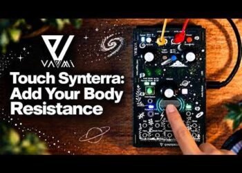 Touch Synterra: Add Your Body Resistance : Vaemi #hardware #organic #synthesizer #generative